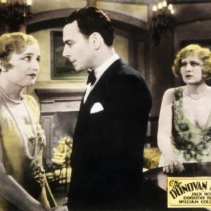 Still of Agnes Ayres Dorothy Revier and John Roche in The Donovan Affair 1929