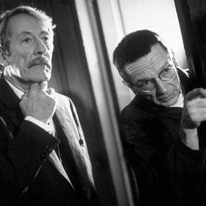 Patrice Leconte and Jean Rochefort in Lhomme du train 2002
