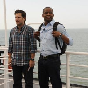Still of James Roday and Shawn Spencer in Aiskiaregys Ferry Tale 2010