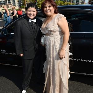 Diane Rodriguez and Rico Rodriguez at event of The 64th Primetime Emmy Awards 2012