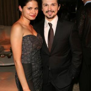Freddy Rodrguez and Melonie Diaz at event of Nothing Like the Holidays 2008