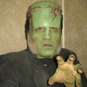 Daniel Roebuck as Lou Martini playing Frankenstein in Rob Zombie's Halloween 2