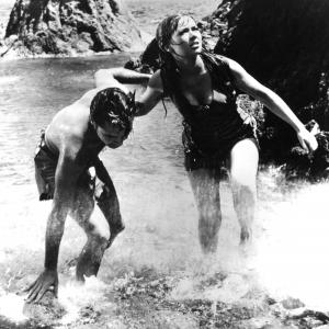 Still of Michael Callan and Beth Rogan in Mysterious Island 1961