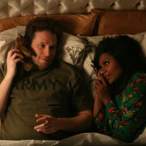 Still of Seth Rogen and Mindy Kaling in The Mindy Project (2012)