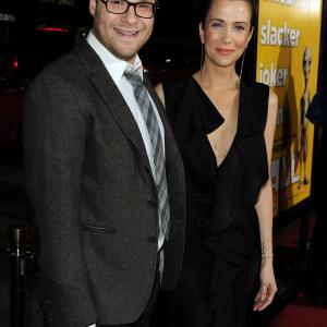 Seth Rogen and Kristen Wiig at event of Polas (2011)