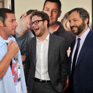 Adam Sandler, Judd Apatow and Seth Rogen at event of Funny People (2009)