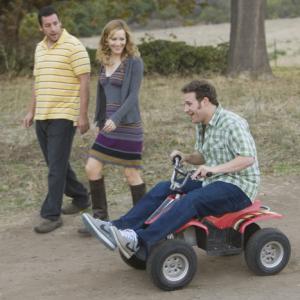 Still of Adam Sandler Leslie Mann and Seth Rogen in Funny People 2009