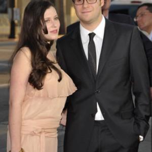 Seth Rogen and Lauren Miller at event of Observe and Report 2009