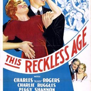 Charles 'Buddy' Rogers and Peggy Shannon in This Reckless Age (1932)