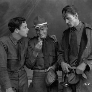 Still of Gary Cooper Richard Arlen and Charles Buddy Rogers in Wings 1927