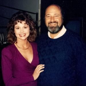 On the set of The Ed Begley Show with Rob Reiner