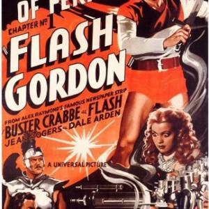 Richard Alexander Buster Crabbe and Jean Rogers in Flash Gordon 1936