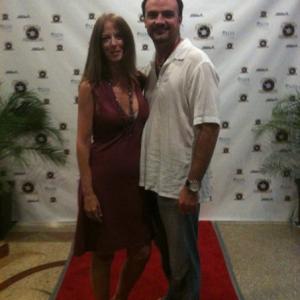 On the red carpet with Jeff Linnartz.