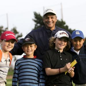Kids at the Golf camp