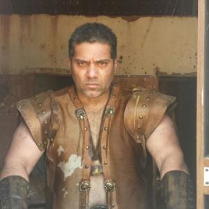 Marcio Rosario as Hercules in the brazilian film, Desert written & directed by Guilherme Weber