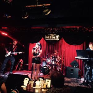 Mist performing with her band at The Mint 6715