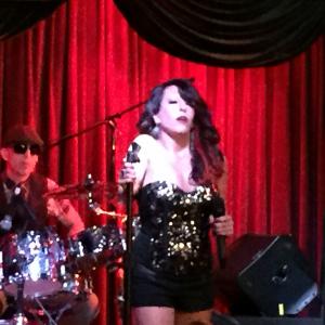 Mist performing with her band at The Mint, Los Angeles, 7/7/15