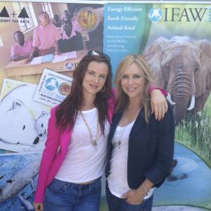 Juliette Lewis and Sherrie Rose at Event for IFAW and Adopt the Arts at Bergamont Station Los Angeles
