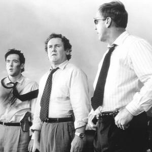 Still of John Cusack Colm Meaney and John Roselius in Con Air 1997