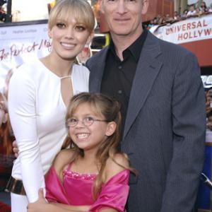 Hilary Duff Mark Rosman and Aria Wallace at event of The Perfect Man 2005