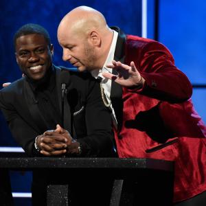 Kevin Hart and Jeffrey Ross at event of Comedy Central Roast of Justin Bieber 2015