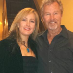 Cali with John Savage (The Deer Hunter, The Godfather & Thin Red Line) @ Sue Wong's Fashion reveal. Hollywood, CA 2015