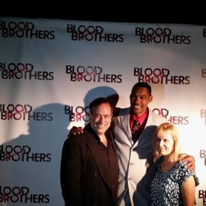 L to R Richard Rossi Jamie Nieto Sherrie Rossi at Hollywood premiere of Blood Brothers on November 2 2013