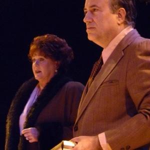 Colleen Shelley and Richard Rossi starring as Rose and Art Kirk in the Tom Topor play NUTS in Los Angeles