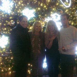 Rossi Family Christmas Celebration in Burbank L to R Richard wife Sherrie daughter Karis son Joshua Christmas 2011