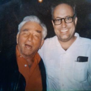 L to R: The late Peter Falk with Richard Rossi. Richard wrote the script for what would have been the last Columbo episode entitled 