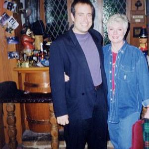 Richard Rossi with Shirley Jones at home in Beverly Hills discussing their performances in Elmer Gantry
