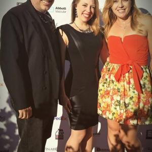 Temecula Valley International Film Festival, September 21, 2014. L to R: Director-Writer-Actor Richard Rossi, Actress Rebecca Kaye, Producer Elizabeth Rossi (Richard's sister).