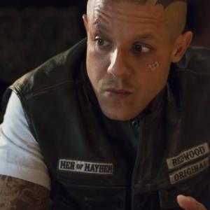 Still of Juan Carlos and Theo Rossi in Sons of Anarchy (2008)