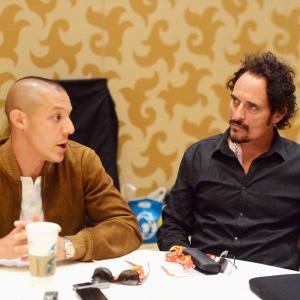 Kim Coates and Theo Rossi at event of Sons of Anarchy (2008)