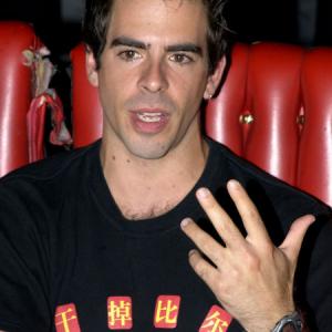Director Eli Roth at the 2003 CFQ magazine state-of-horror discussion.