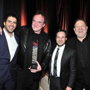 Quentin Tarantino, Harvey Weinstein, Eli Roth and Danny Strong