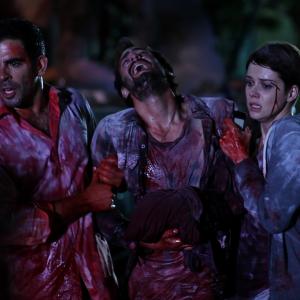 Still of Andrea Osvrt Eli Roth and Ariel Levy in Aftershock 2012