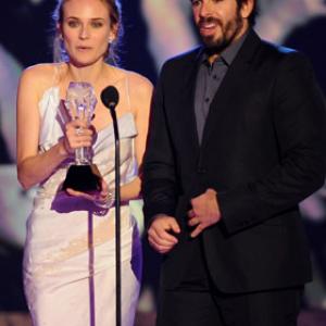Eli Roth and Diane Kruger at event of 15th Annual Critics Choice Movie Awards 2010