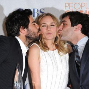 Eli Roth, B.J. Novak and Diane Kruger at event of The 36th Annual People's Choice Awards (2010)