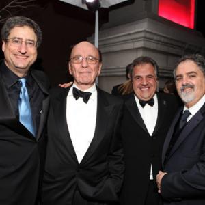 Jon Landau Rupert Murdoch and Tom Rothman at event of The 82nd Annual Academy Awards 2010