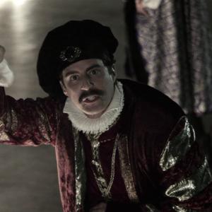 Jonathan Roumie as John Wilkes Booth in Saving Lincoln