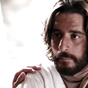 Jonathan Roumie as Jesus in still from Vertical Church films Spring 2015 film