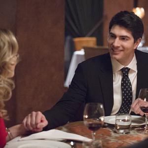 Still of Brandon Routh and Emily Bett Rickards in The Flash 2014