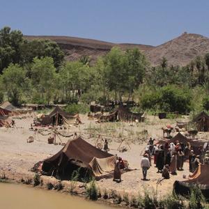 The red Tent - Esau's camp