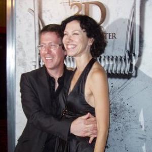 Kevin Greutert and Elizabeth Rowin at the SAW 3D premiere.