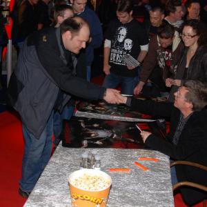 Elizabeth Rowin and Kevin Greutert at the German premiere of SAW VI
