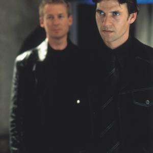 Still of Richard Roxburgh and Dougray Scott in Mission Impossible II 2000