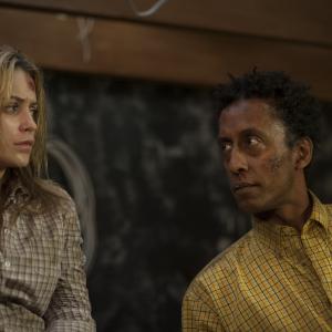 Still of Monica Keena and Andre Royo in Aftermath (2012)