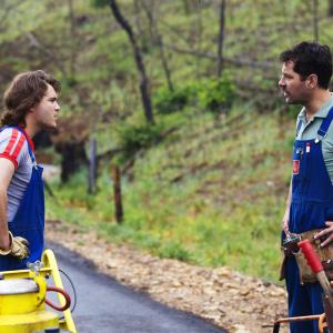 Still of Emile Hirsch and Paul Rudd in Prince Avalanche 2013