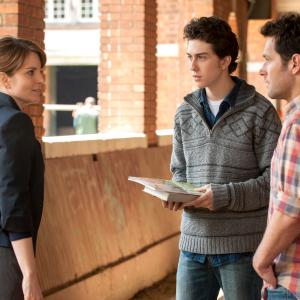 Still of Tina Fey Paul Rudd and Nat Wolff in Admission 2013